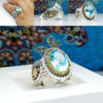 انگشتر توپاز سوئیسی اصل