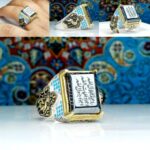 انگشتر حدید اصل چهارگوش