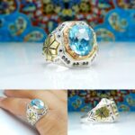 انگشتر توپاز سوئیسی اصل