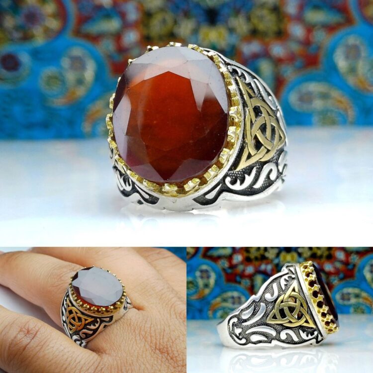 انگشتر گارنت اصل