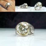 انگشتر موزانایت اصل (الماس روسی)