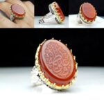 انگشتر عقیق قرمز خراسانی