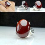 انگشتر گارنت اصلی دامله تراش