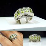 حلقه هفت نگینه زبرجد اصلی