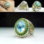 انگشتر توپاز سوئیسی اصل