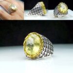 انگشتر کوارتز لیمویی اصلی