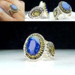 انگشتر یاقوت کبود اصلی