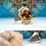 انگشتر زولتانایت هفت رنگ اصلی (الکساندریت)