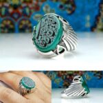 انگشتر عقیق سبز