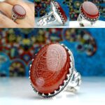 انگشتر عقیق قرمز