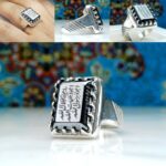 انگشتر حدید اصلی چهارگوش