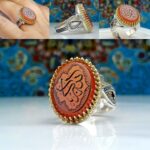 انگشتر عقیق قرمز