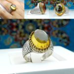 انگشتر زولتانایت سه رنگ اصلی (الکساندریت)