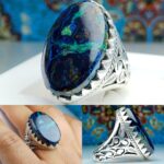 انگشتر آزوریت مالاکیت اصلی