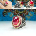 انگشتر یاقوت استار قرمز اصلی
