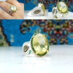 انگشتر کوارتز لیمویی اصلی