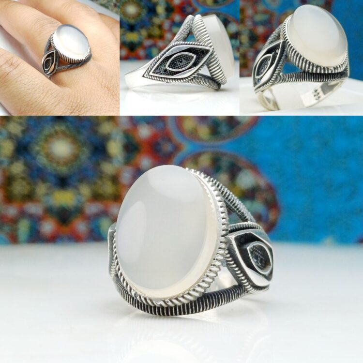 انگشتر عقیق یمن نباتی اصلی