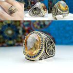 انگشتر زولتانایت سه رنگ اصلی (الکساندریت)