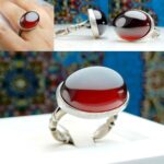 انگشتر گارنت اصلی دامله تراش