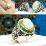 انگشتر آکومارین اصلی