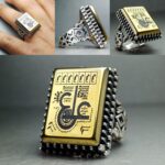 انگشتر حدید اصلی چهارگوش