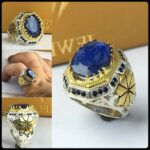 انگشتر یاقوت کبود اصلی