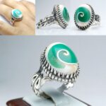 انگشتر گوهر شب چراغ زیبا