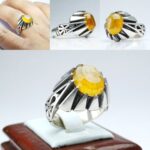 انگشتر یاقوت زرد اصلی