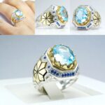 انگشتر توپاز سوئیسی اصلی