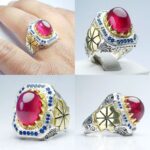 انگشتر یاقوت استار قرمز اصلی