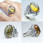 انگشتر الکساندریت سه رنگ اصلی