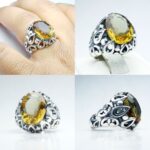 انگشتر الکساندریت سه رنگ اصلی