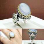 انگشتر عقیق يمن کبود اصلی