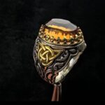 انگشتر الکساندریت سه رنگ