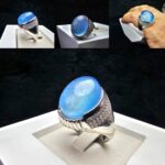 انگشتر آکوامارین آبی اصلی