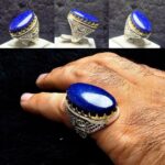 انگشتر لاجورد اصلی افغانی