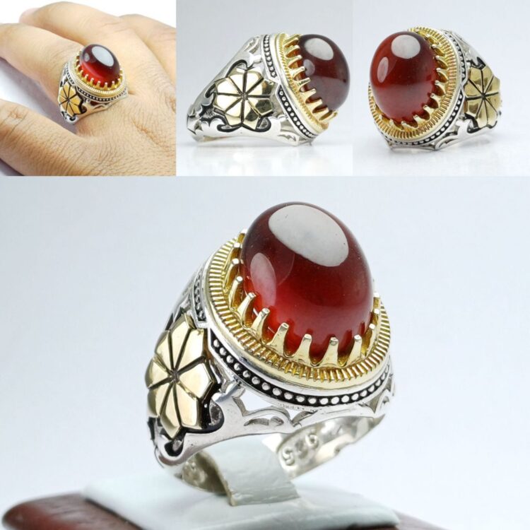 انگشتر گارنت اصلی