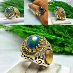 انگشتر زیبای اپال اتیوپی اصلی