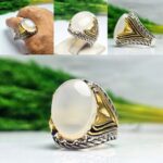 انگشتر عقیق یمنی نباتی اصلی