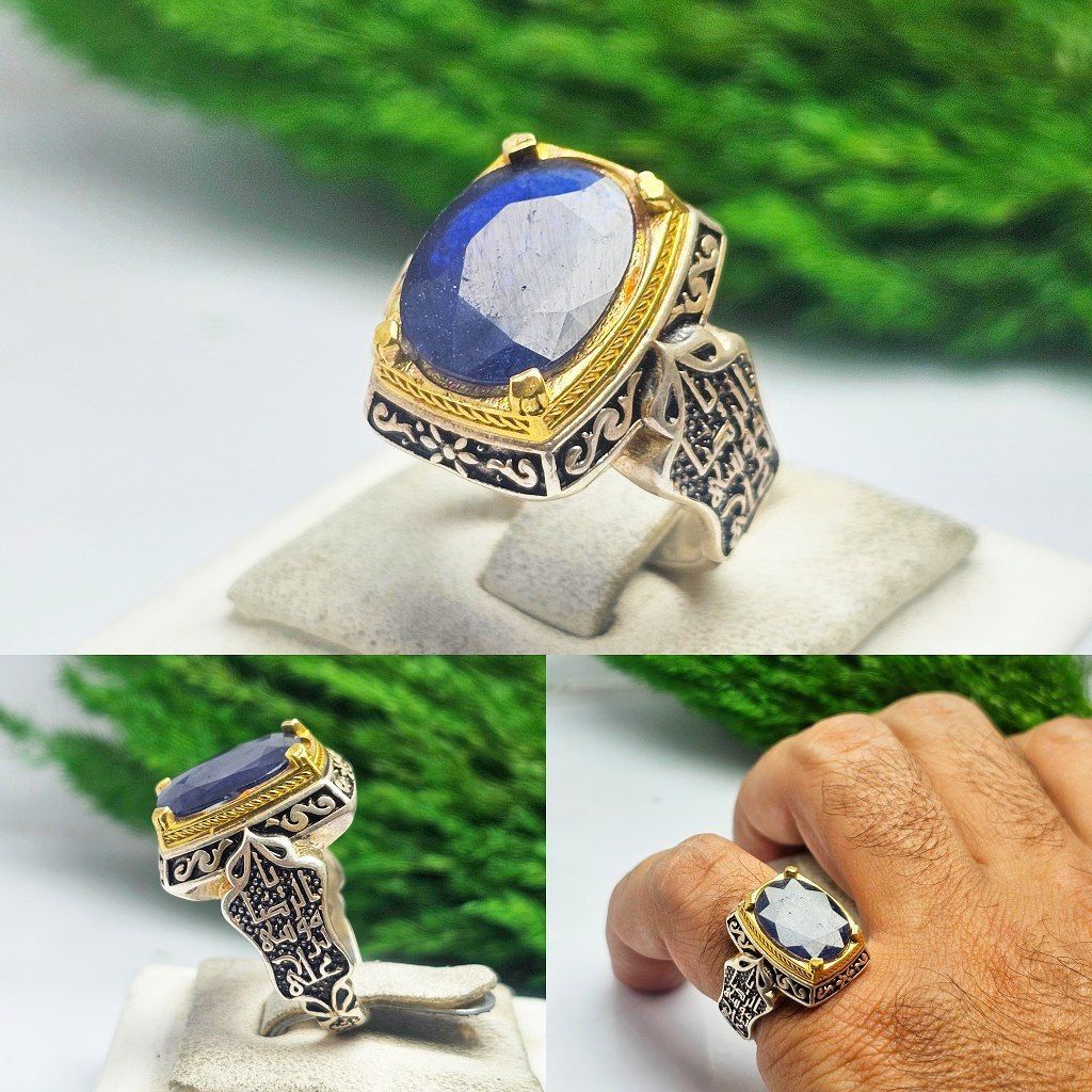 انگشتر یاقوت کبود اصلی انگشتر یاقوت کبود اصلی