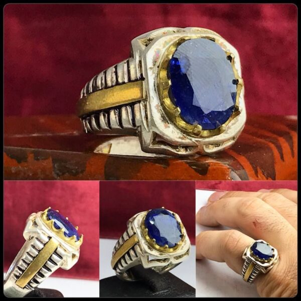 انگشتر یاقوت کبود اصلی