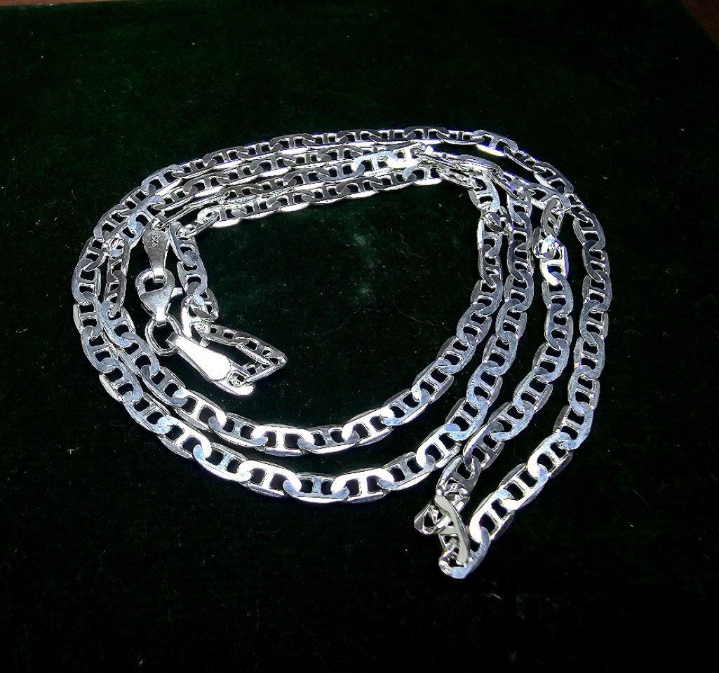 زنجیر نقره ترک طرح T زنجیر نقره ترک طرح T