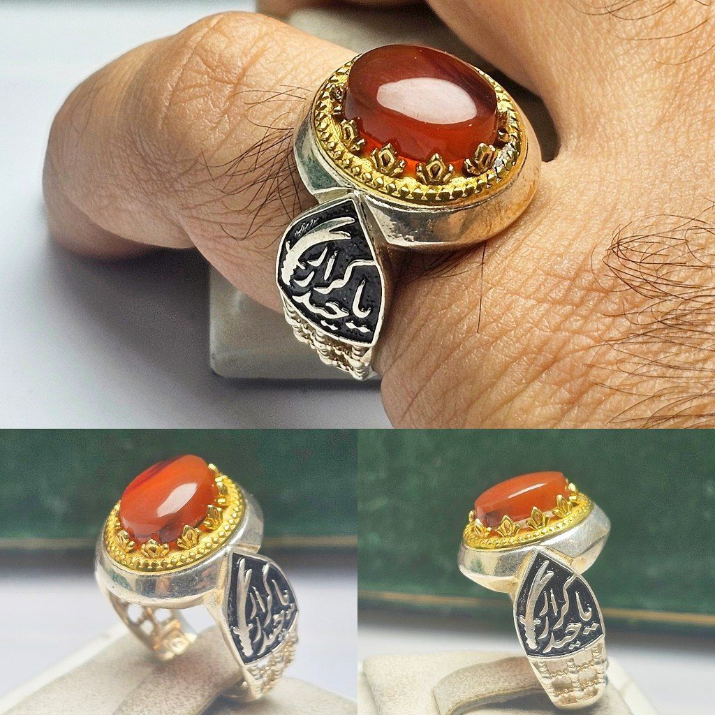 انگشتر عقیق یمنی اصلی انگشتر عقیق یمنی اصلی