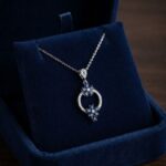 گردنبند نقره زنانه طرح فلاور کد 26022