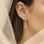 گوشواره نقره زنانه طرح ملودی کد 26016