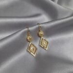 گوشواره نقره زنانه جواهر تراش کد 26152